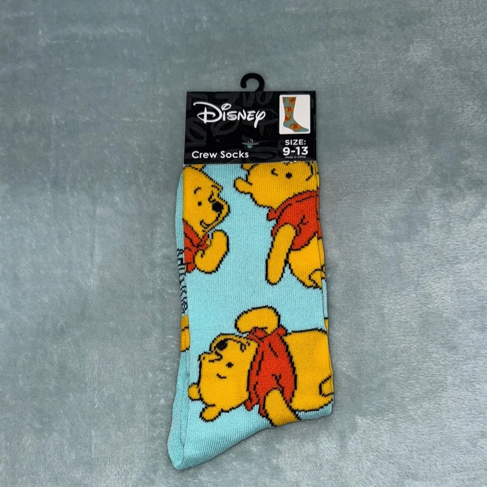 Disney Light Blue Winnie the Pooh Socks